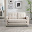 Canapé-lit futon convertible 3 plis - Gris foncé, Gris clair et Beige