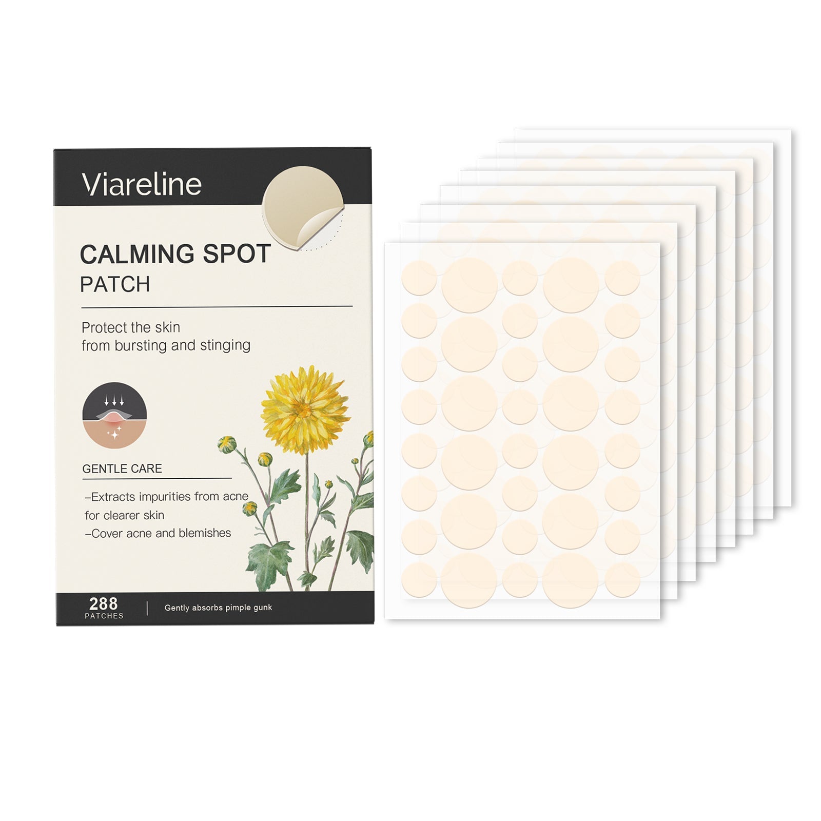 Acne Patch Care Series Gentle Cleansing Acne Facial Invisible Patch - Korvel