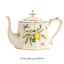 European - style Elegant Lemon Espresso Cups Set: Includes Tea Cups, Saucers, Ceramic Mugs, and a Dessert Plate - Korvel