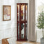 Elegant Corner Curio Cabinet with Adjustable Glass Shelves