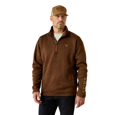 Ariat Men's Caldwell Carafe 1/4 Zip Sweater - Korvel
