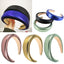 Bright Sponge Hair Hoop Wide Edge Thick Colored Shiny Silk Fabric Hair Accessories - Korvel