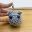 Chenille singing sad hamster keychain pendant Hamster emotional comfort doll - Korvel