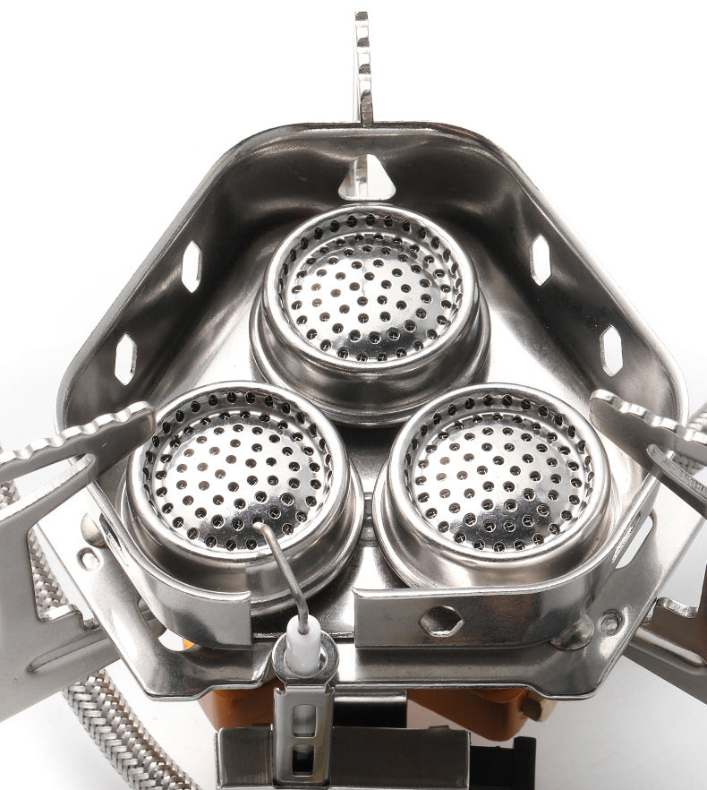 Design Camping Gas Stove Delicate Appearance Outdoor Hiking Portable Gas Stov - Korvel