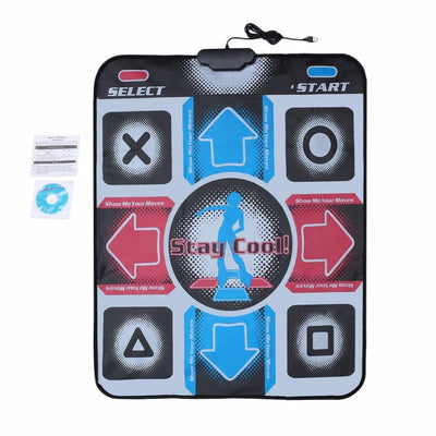 Dance Mat Dancing Step Dancing Mat Dance Pad Dancer Blanket Equipment Revolution HD Non-Slip Foot Print Mat to PC with USB - Korvel