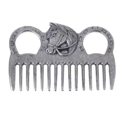 Sturdy Stainless Steel Horse Pony Grooming Tool Comb - Korvel