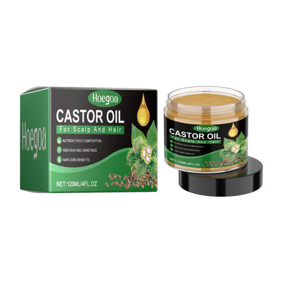 Castor Oil, Nourish And Repair Damaged Hair Dry Strength Solid Hair Smooth Hair Oil - Korvel