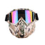 Men Women Ski Snowboard Snowmobile Goggles Snow Winter Windproof Skiing Glasses Motocross Sunglasses with Face Mask - Korvel