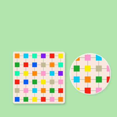 Color block capture puzzle children's early education color cognition building block assembly toy - Korvel
