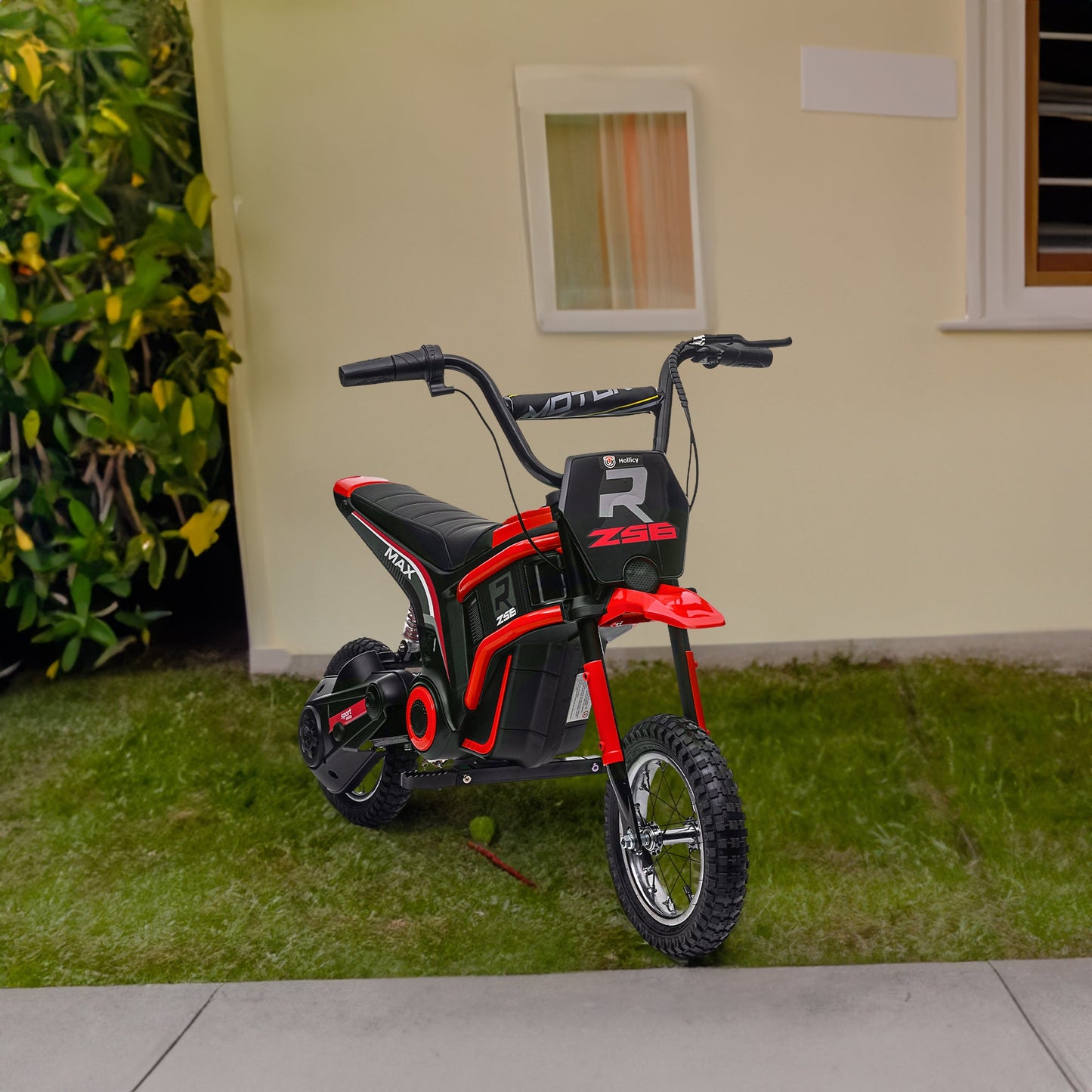 24V14ah children's riding 24V electric toy off-road motorcycle off-road vehicle XXL large speed up to 14.29MPH dual suspension m - Korvel