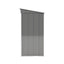 5 * 3FT outdoor storage shed, tool shed with sloping roof and lockable door, backyard garden metal shed, courtyard lawn, gray - Korvel