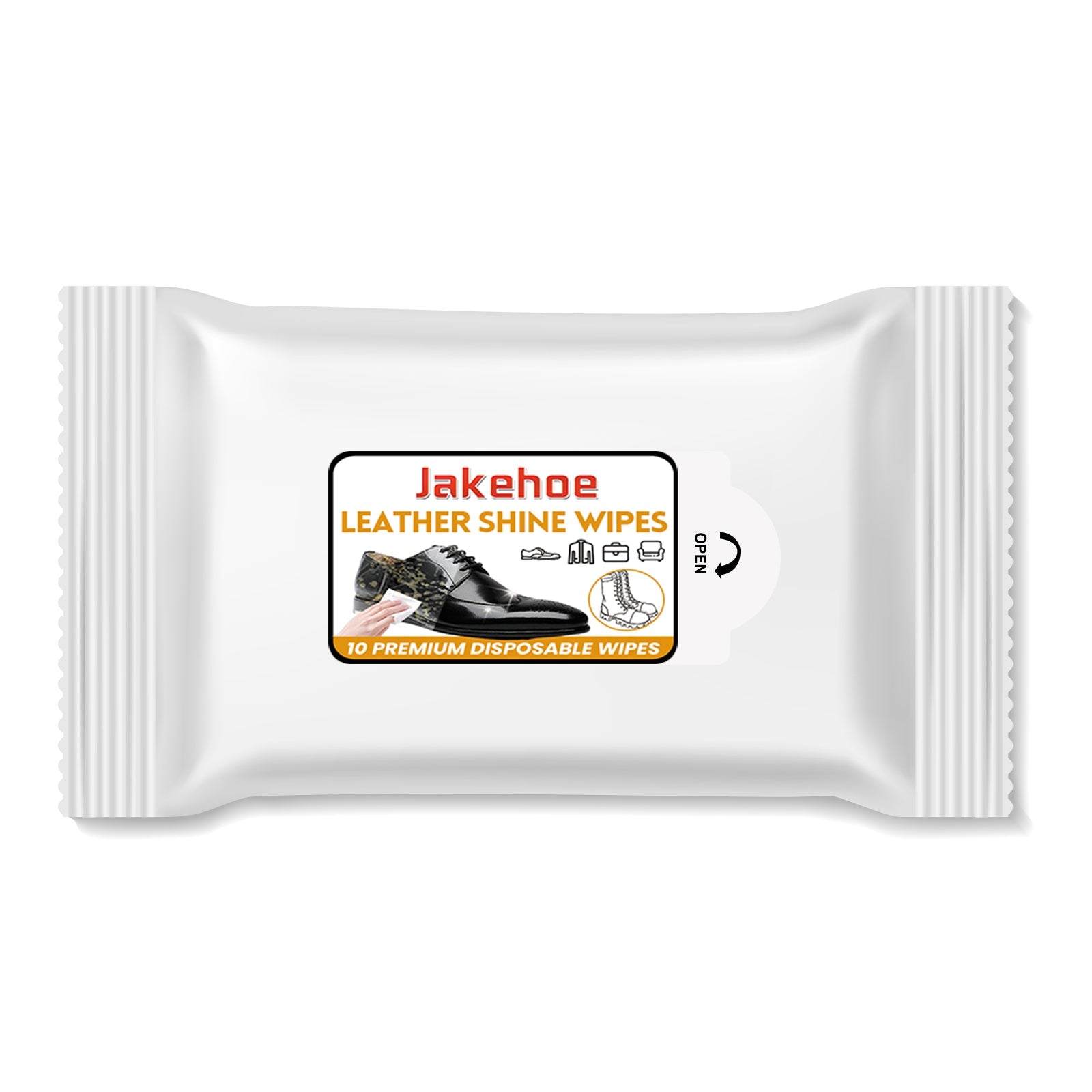 Shoe Wipes, Leather Shoes Sneakers Wallet Leather Sofa Multi-Purpose No-Wash Decontamination Cleaning Wipes - Korvel