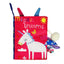 Baby toys three-dimensional cloth books that cannot be torn apart washable children's enlightenment baby ringing paper books - Korvel