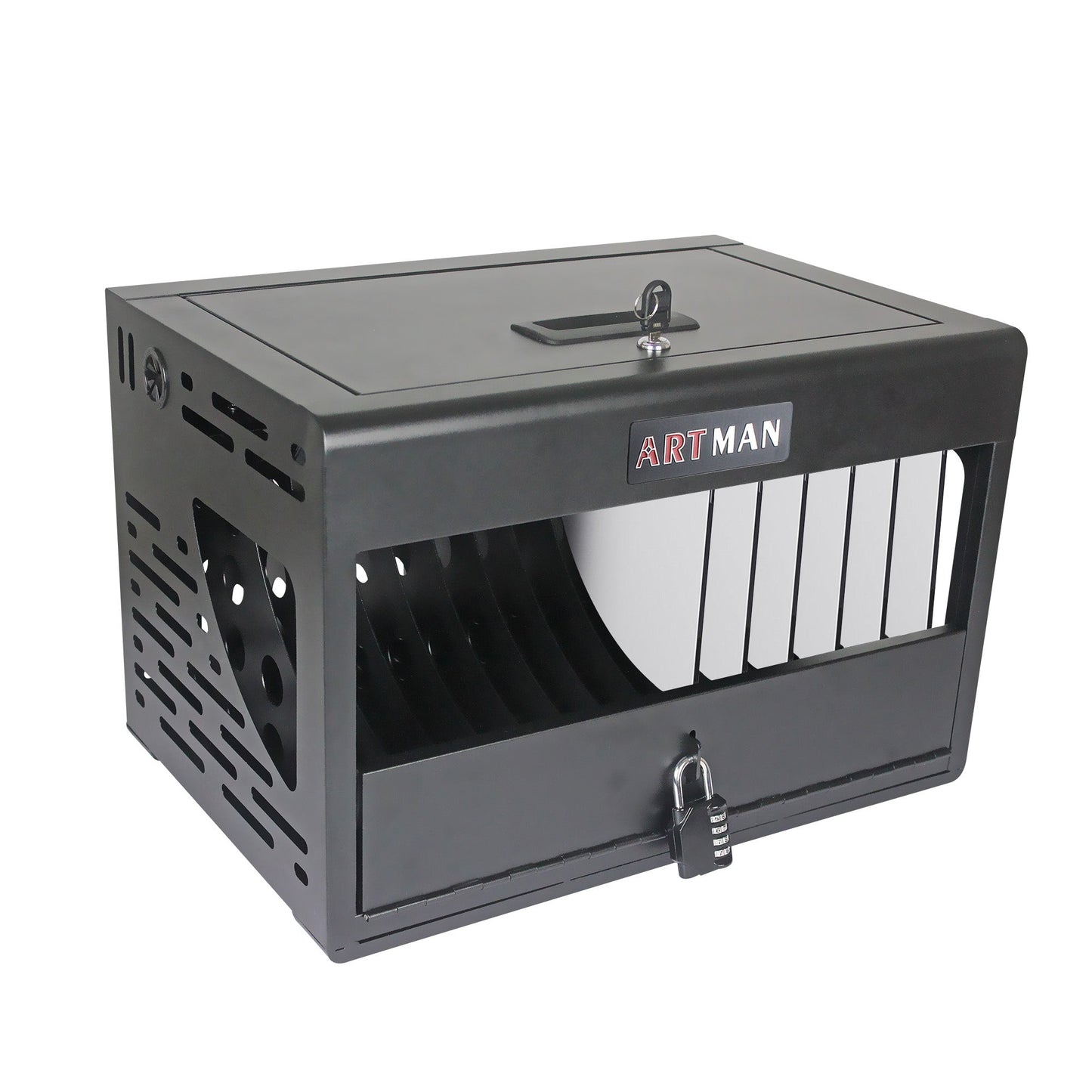 16 Bay Locking Charging Cabinet for Laptops and Chromebooks