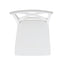 Roshan Farmhouse Acacia Wood Dining Chairs, White (Set of 2) - Korvel