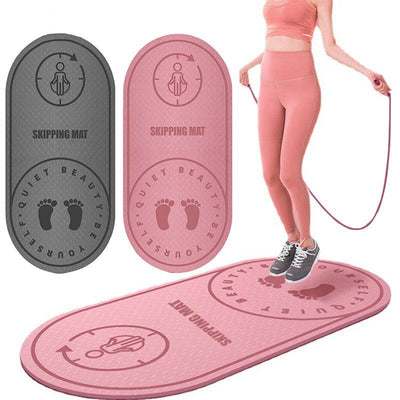 Larger Non-Slip Jump Rope Mat for Indoor & Outdoor Fitness