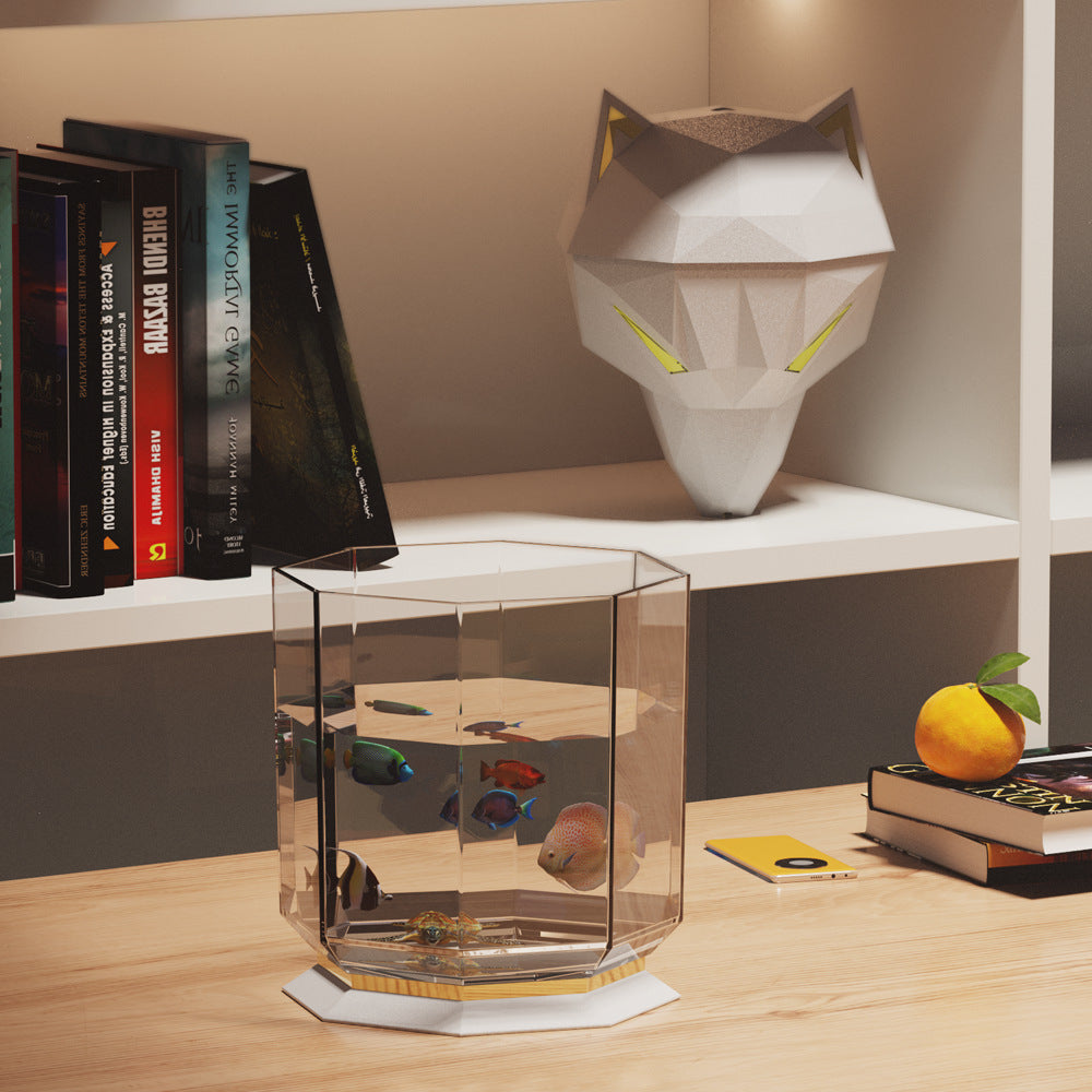 Desktop Wolf Humidifier Large Capacity Household Air Nebulizer Heavy Fog Humidifier Ornament - Korvel