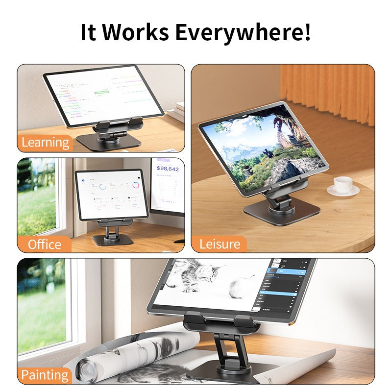 360 Degree Rotating Fotable Phone Stand Holder Pad Holder - Korvel