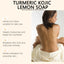 Lemon Turmeric Cold Wash Bar Soap for Gentle Cleansing