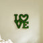 LOVE Letter Art Moss Wall Decor