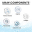 Tattoo Concealer, Waterproof Brightening Cover Tattoo Scars Birthmark Invisible Two-Tone Concealer - Korvel