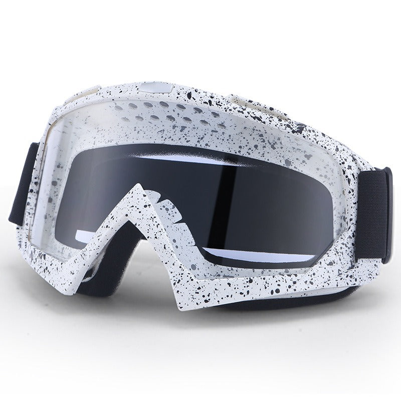 Outdoor Motorcycle Goggles Sheet Face Mask Outdoor Riding Windproof Dust Skiing Cross Country Helmet Goggles - Korvel