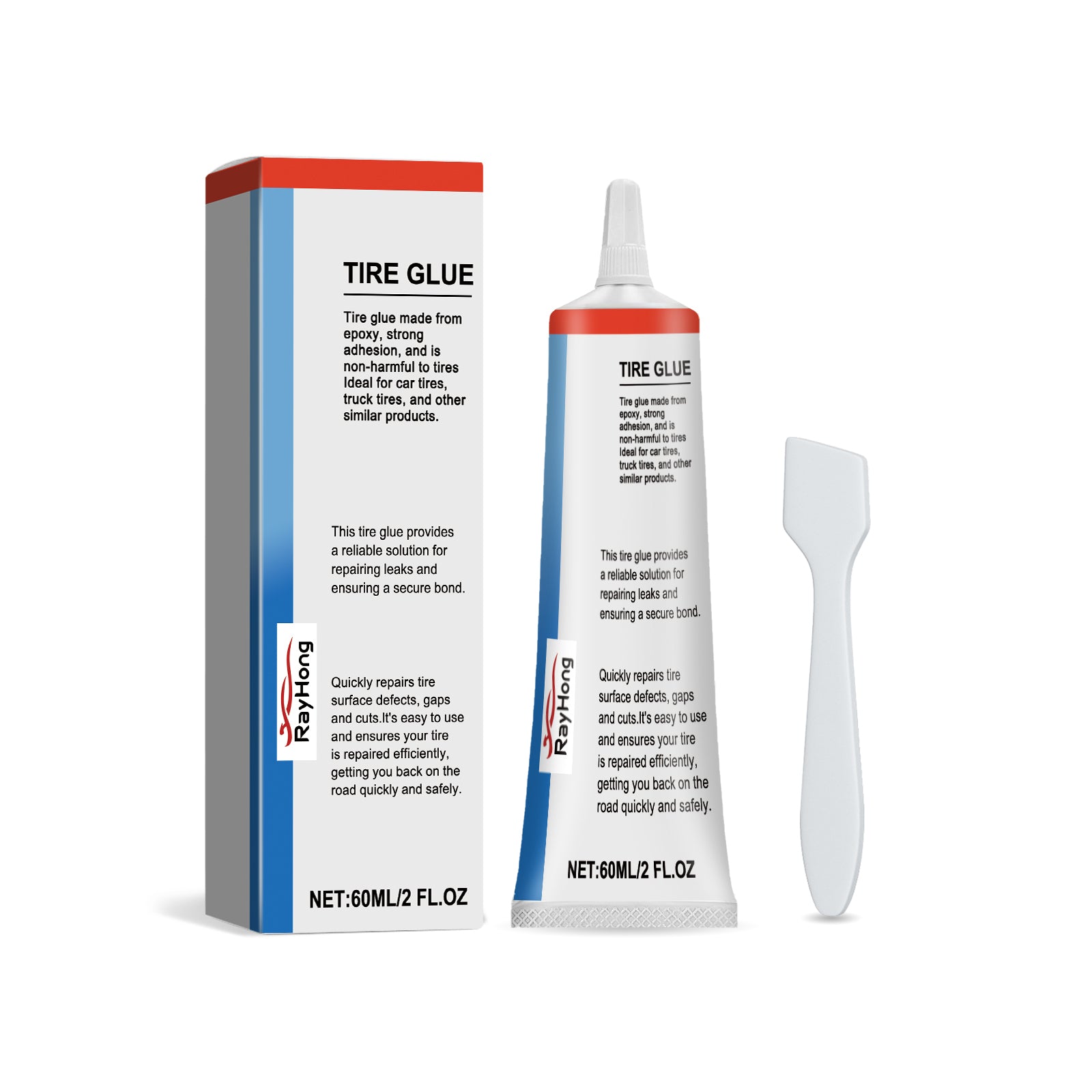 Tire Repair Kit, Soft Repair Glue For Repairing Cracks And Scratches On The Side Of Car Tires - Korvel