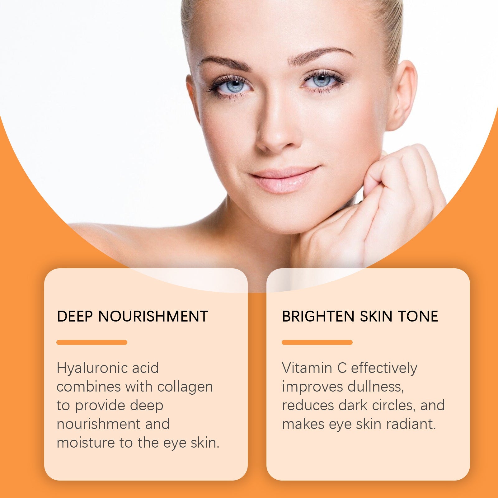 Vitamin C Under Eye Patch Bag Care Cool And Moisturize The Skin Around The Eyes Eye Mask Patch - Korvel