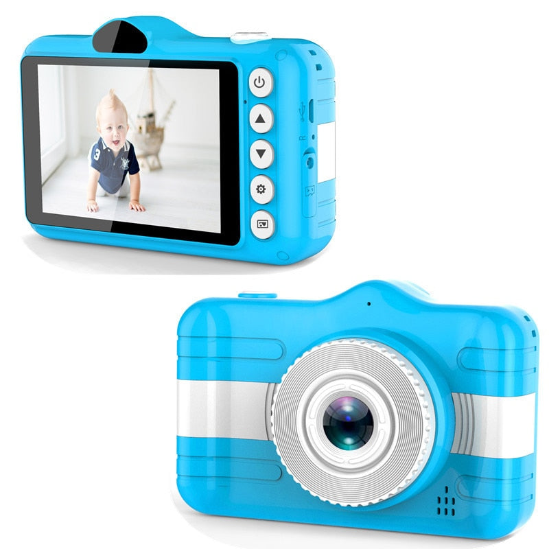 Child Camera Digital Camera 3.5 inch Cute Cartoon Camera Toys Children Birthday Gift 12MP 1080P Photo Video Camera For Kids - Korvel