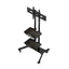 FANCO Universal Rotating TV Stand, suitable for 32-80 inch TVs, adjustable tilt height, maximum VESA 600x400mm (black) - Korvel