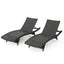 SALEM PE WICKER CHAISE LOUNGE - Korvel