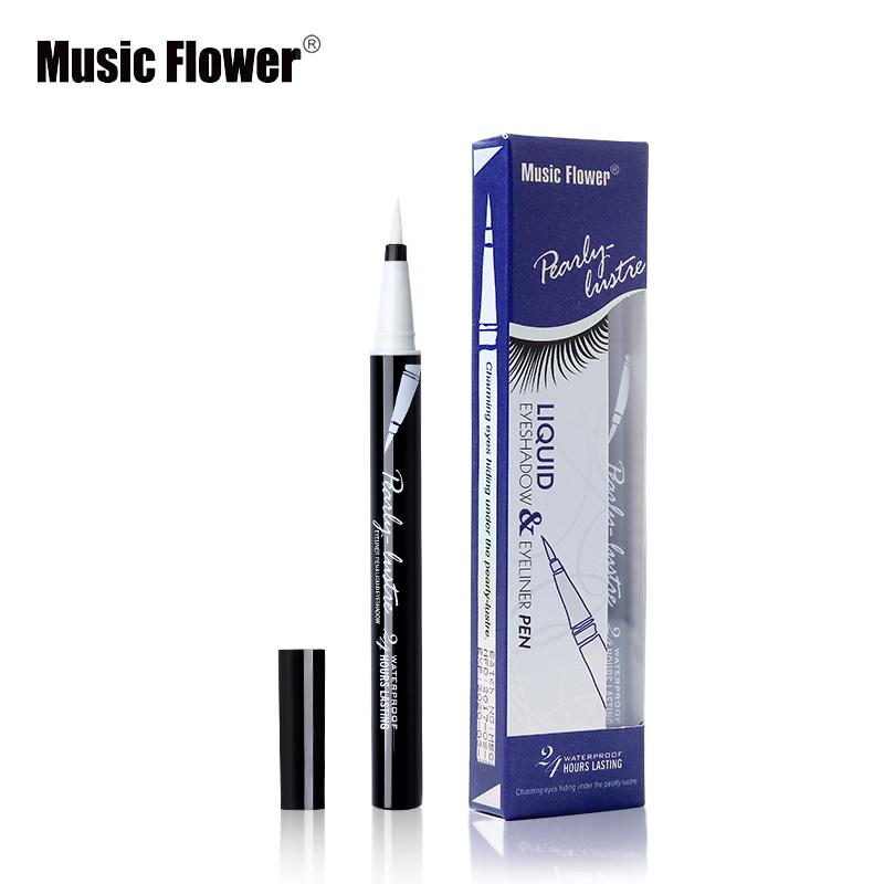 Juego de Lápices de Delineador de Ojos con Brillo de 6 Colores Music Flower