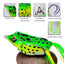 New Thunder Frog Lure Fake Bait Simulation Fake Bait Soft Bait Lua Bait Black Fish Bait - Korvel