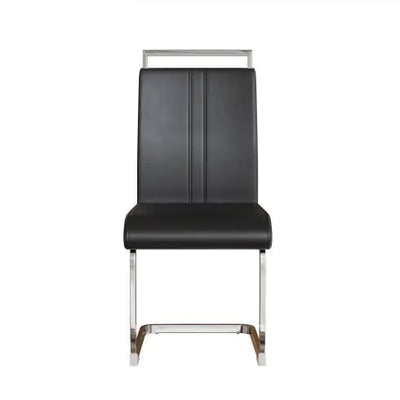 Chaises de salle à manger modernes en simili cuir PU - Ensemble de 4