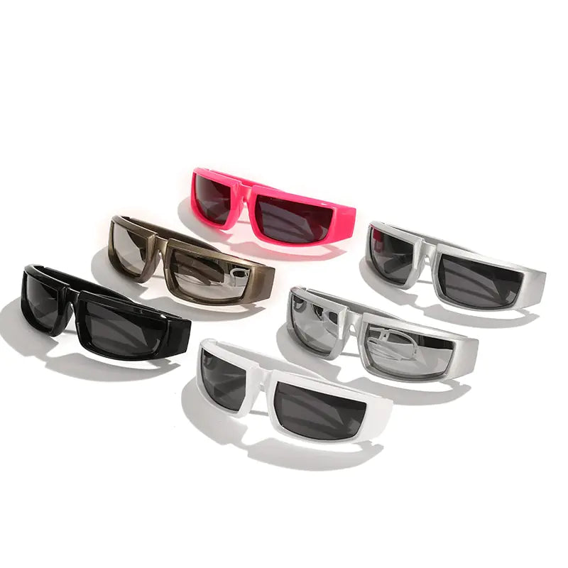 Gafas de sol Y2K Sports Punk para hombres y mujeres