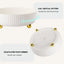 Anyoifax 360° Rotating Makeup and Perfume Organizer - Large Ivory White