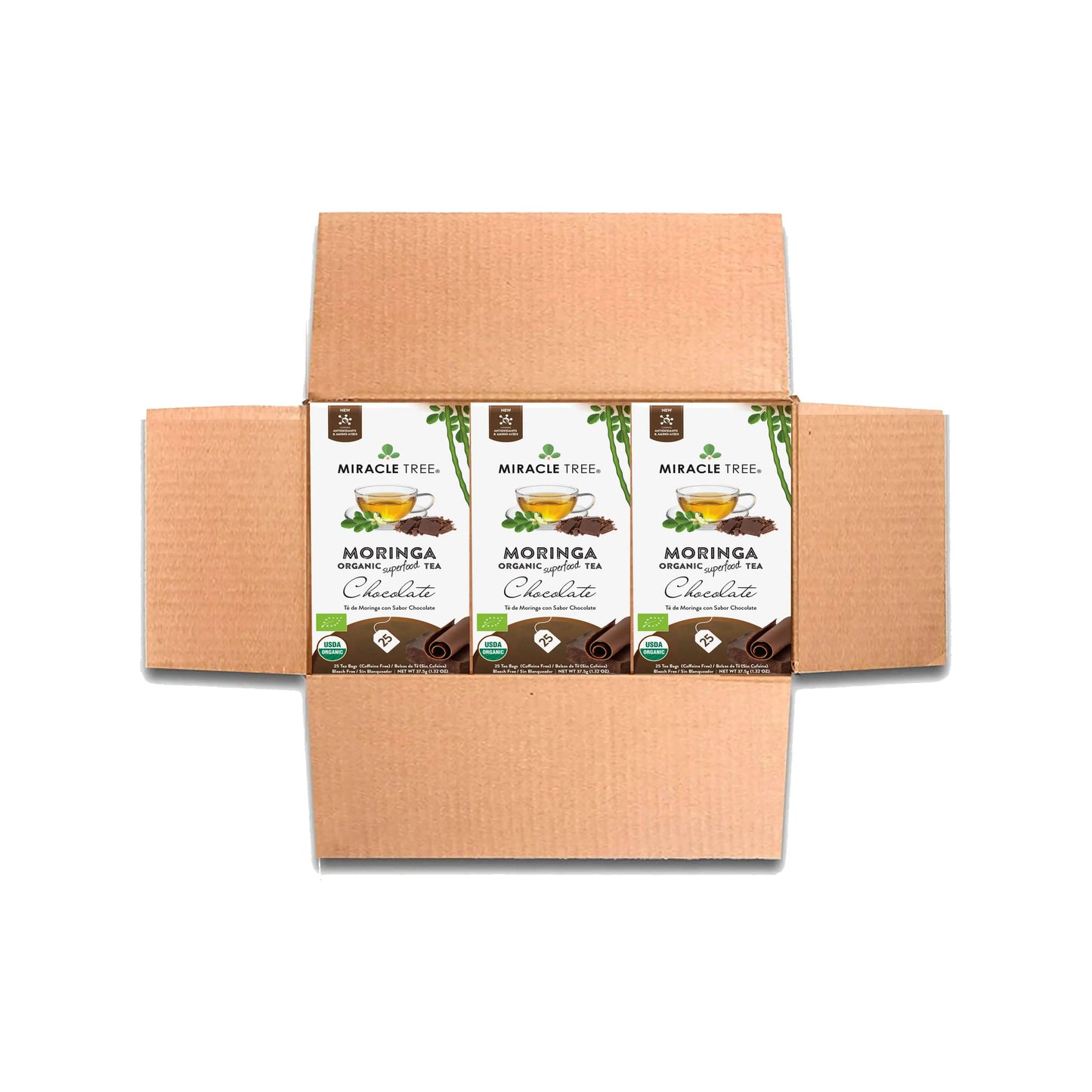 Thé Moringa Bio au Goût Chocolat