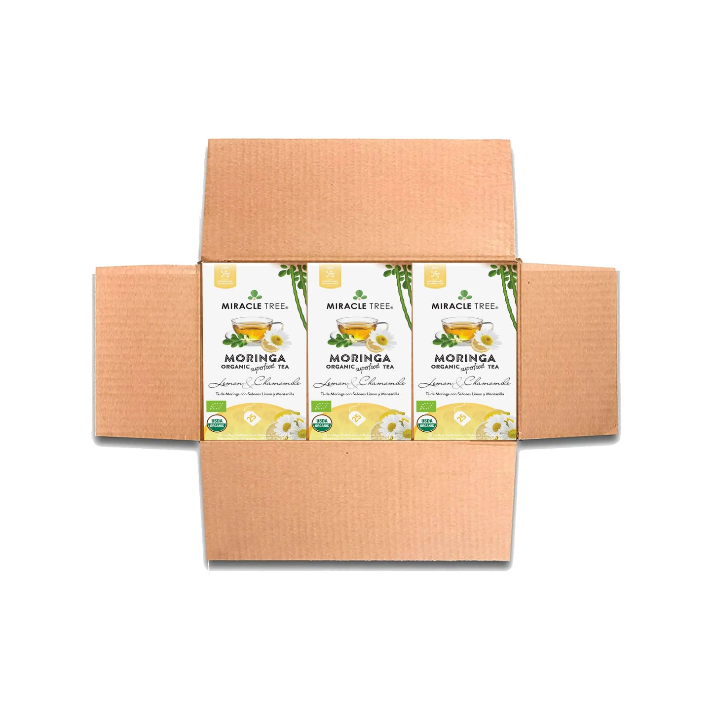 Té de Moringa Orgánico con Limón y Manzanilla