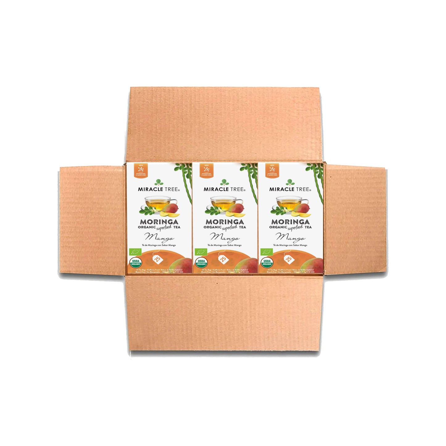 Thé Moringa Bio au Goût de Mangue