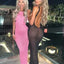 Knitted Beach Slim Fit Backless Dress