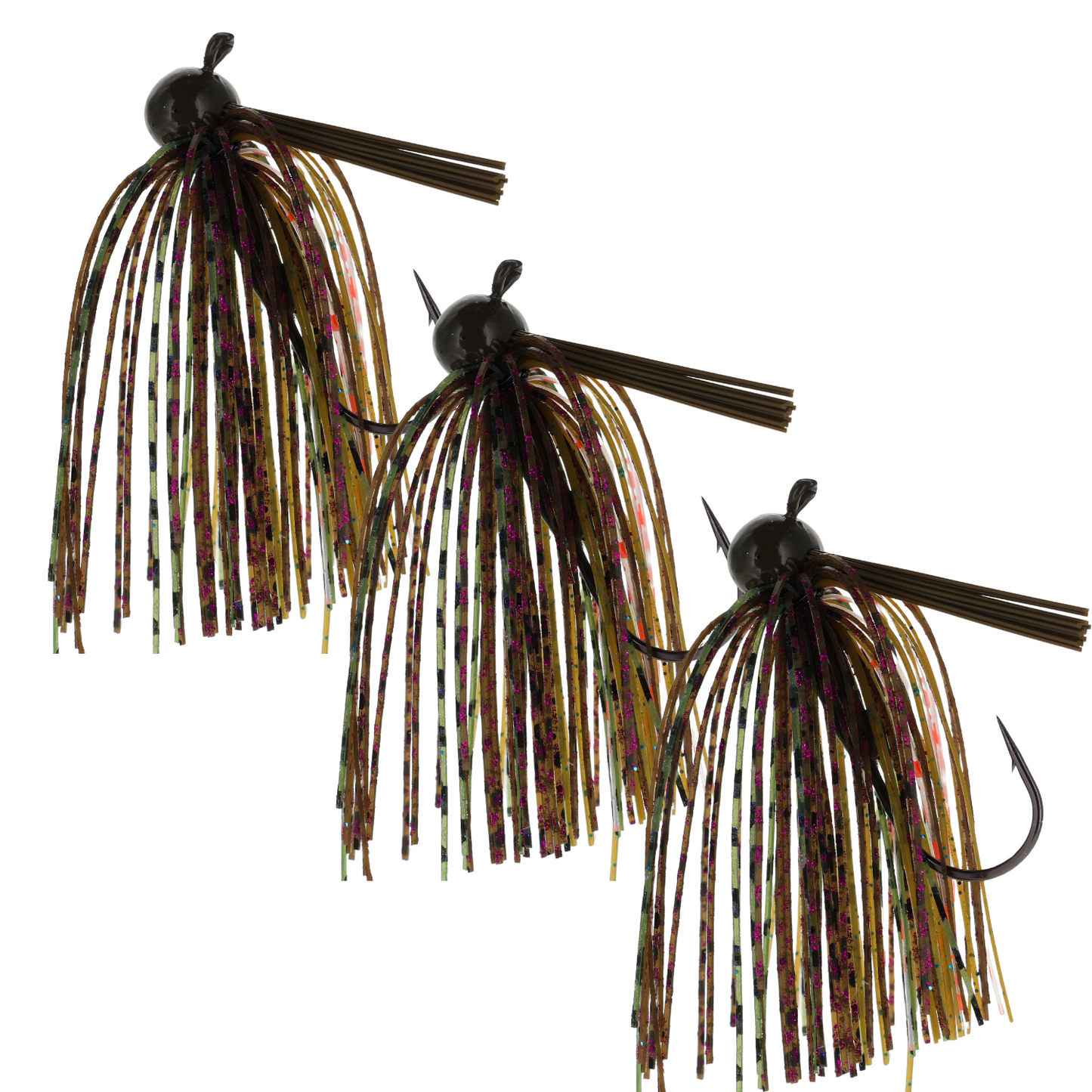 Premium Reaction Tackle Football Jigs - 3-Pack for Fishing