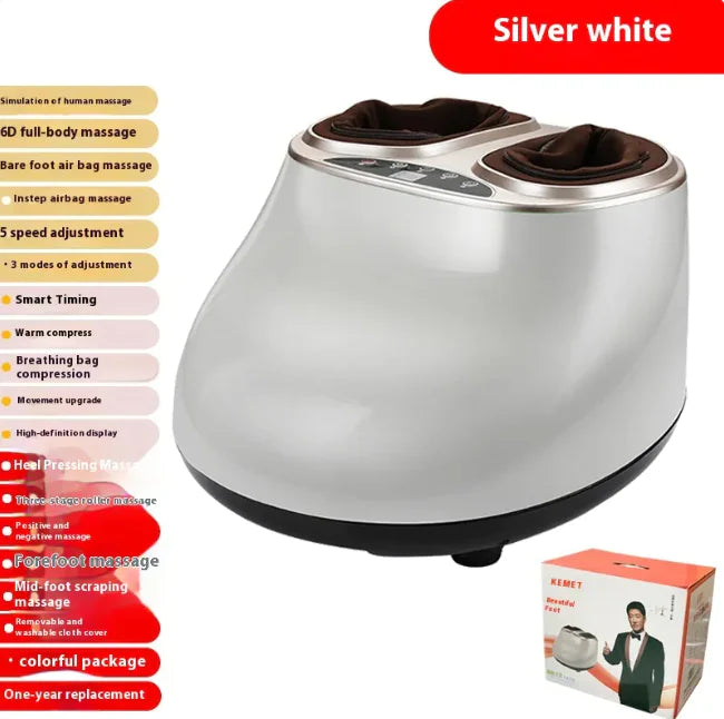 Masajeador de pies Shiatsu automático con calor y presión de aire