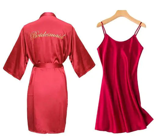 Elegant Bridal Bridesmaid Robe