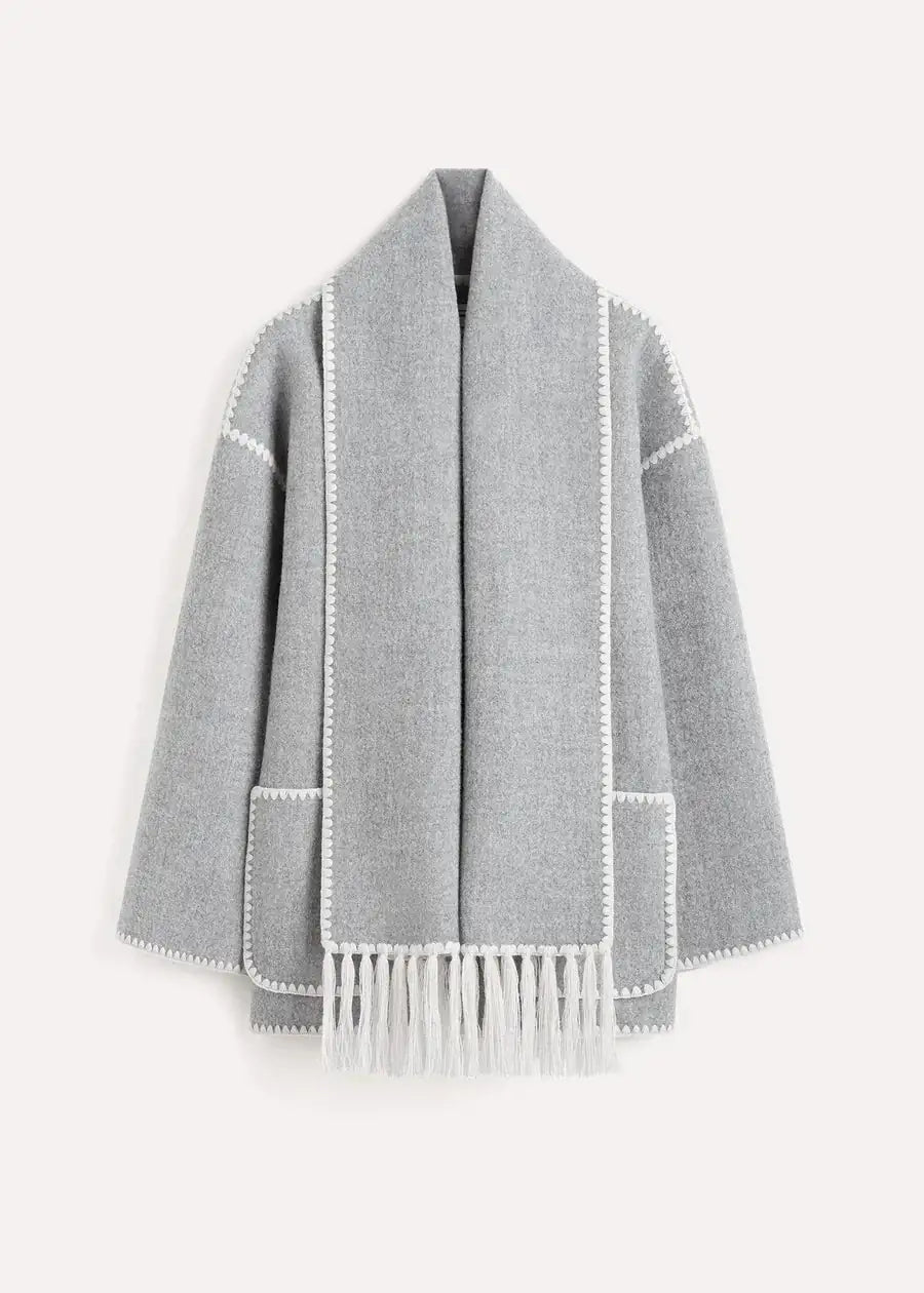 Dejavu Skarf Jacket - Stylish and Versatile Outerwear