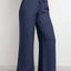 Pantalones Harem de Pierna Ancha con Cintura Elástica - Estilo Corto