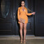 Vestido Mini Camisa Cutout Fuera de la Oficina