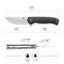 Ultimate Pathfinder Folding Pocket Knife Gift Set for Adventurers (Black & Silver) - Korvel
