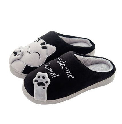Zapatillas de Casa con Estampado de Gato para Mujeres y Hombres