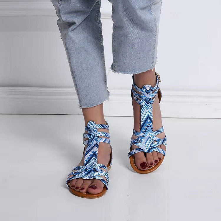 Sandalias de Cuero Casual para Mujer con Soporte Arqueado
