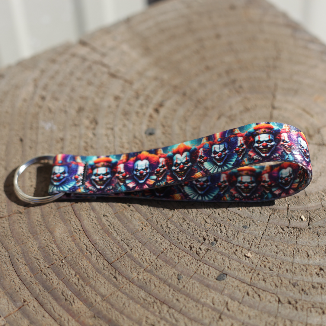 Evil Clowns Keychain Wrist Lanyard - Korvel